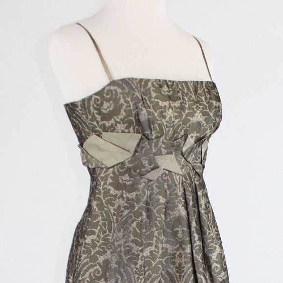 Taupe BCBG MAX AZRIA A-line dress 2 - Picture 4 of 8
